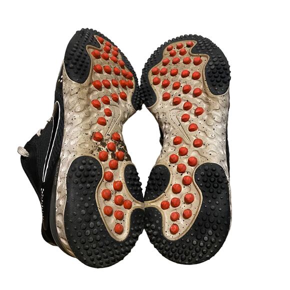 Nike Men's  'Alpha Huarache Elite 3 Turf' Sneakers in Black/White Size 7 - Picture 7 of 10